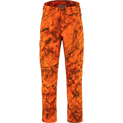 Fjällräven Men's Brenner Pro Winter Trousers Orange Multi Camo