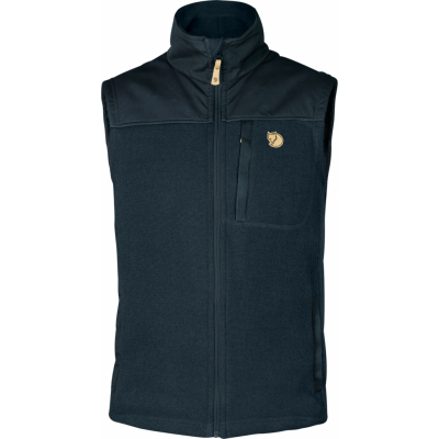 Fjällräven Men's Buck Fleece Vest Dark Navy