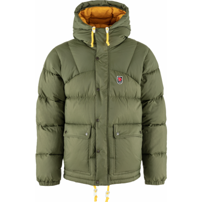 Fjällräven Men's Expedition Down Lite Jacket Green-Mustard Yellow