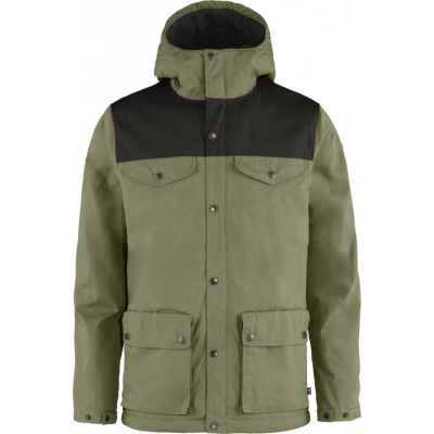 Fjällräven Men's Greenland Winter Jacket Green-Dark Grey