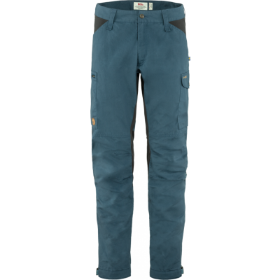 Fjällräven Men's Kaipak Trousers Long Uncle Blue/Dark Grey