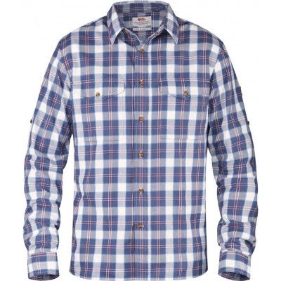Fjällräven Men's Singi Flannel Shirt LS Uncle Blue