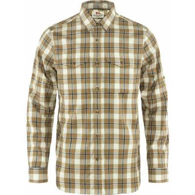 Fjällräven Men's Singi Flannel Shirt LS Buckwheat Brown-Patina Green