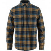 Fjällräven Men's Singi Heavy Flannel Shirt Dark Navy/Buckwheat Brown