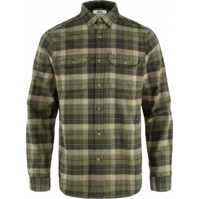 Fjällräven Men's Singi Heavy Flannel Shirt Green/Deep Forest