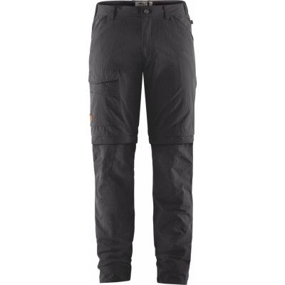 Fjällräven Men's Travellers Mt Zip-off Trs Dark Grey