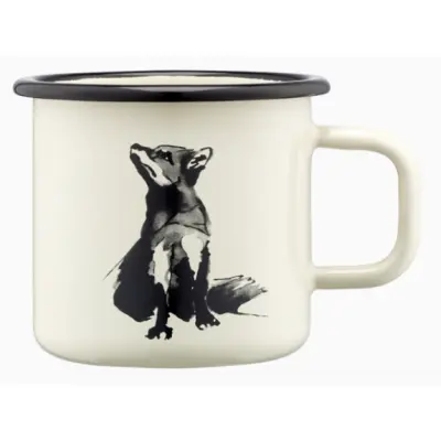 Muurla X Teemu Järvi Red Fox Enamel Mug