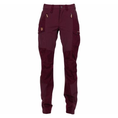 Nikka Curved Trousers W, Dark Garnet, 36