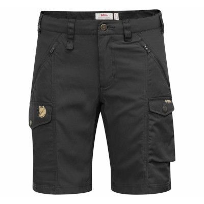 Nikka Shorts Curved W, Black, 48,  Fjällräven