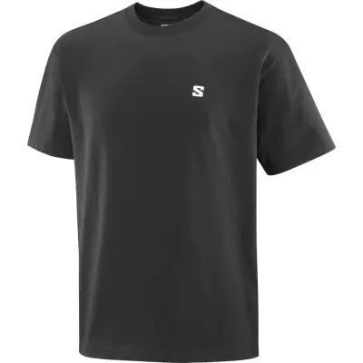 Salomon Men's Round Logo Graphic Deep Black