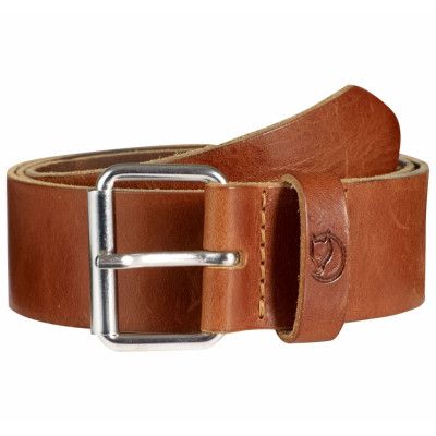 Sarek Belt 4 Cm., Leather Cognac, 85,  Fjällräven