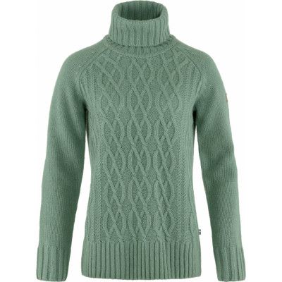 Fjällräven Women's Övik Cable Knit Roll Neck