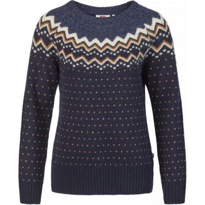 Fjällräven Women's Övik Knit Sweater Dark Navy