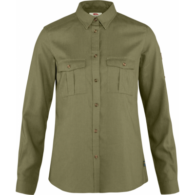 Fjällräven Women's Övik Travel Shirt Long Sleeve Green