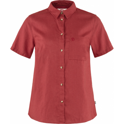 Fjällräven Women's Övik Travel Shirt SS Raspberry Red