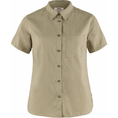 Fjällräven Women's Övik Travel Shirt SS Sand Stone