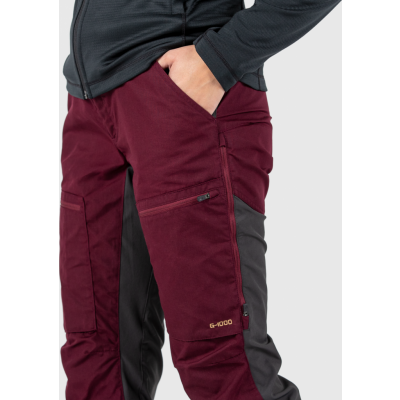 Women's Abisko Lite Trekking Trousers Cabin Red-Rowan Red