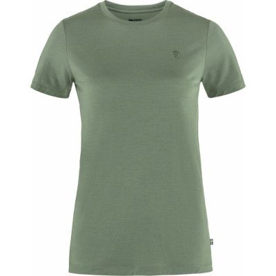 Fjällräven Women's Abisko Wool Short Sleeve Patina Green