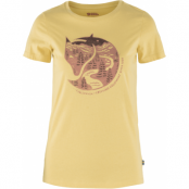 Women's Arctic Fox Print T-shirt Mais Yellow