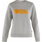 Fjällräven Women's Fjällräven Logo Sweater Grey-Melange