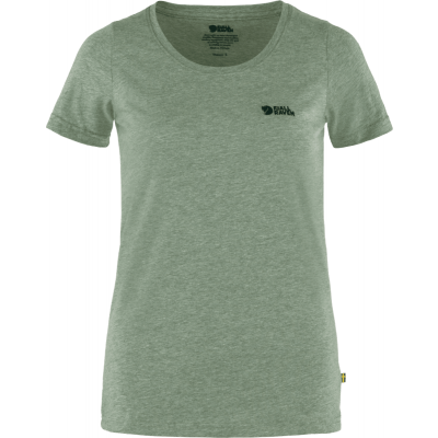 Fjällräven Women's Fjällräven Logo T-Shirt Patina Green-Melange