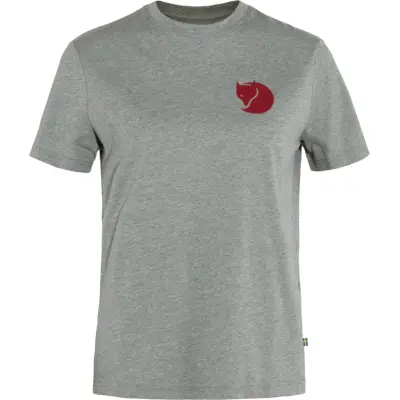 Fjällräven Women's Fox Boxy Logo Tee Grey/Melange