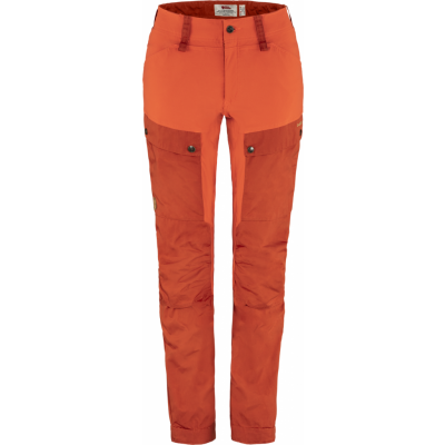 Fjällräven Women's Keb Trousers Curved  Cabin Red/Rowan Red