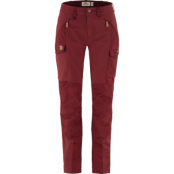 Fjällräven Women's Nikka Trousers Curved Bordeaux Red