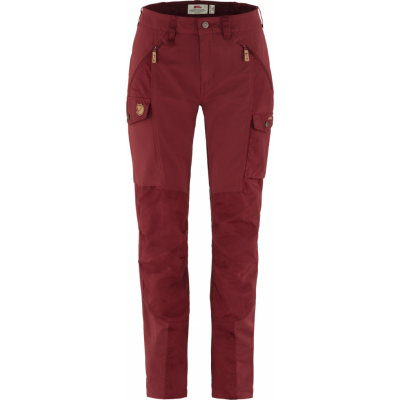 Fjällräven Women's Nikka Trousers Curved Bordeaux Red