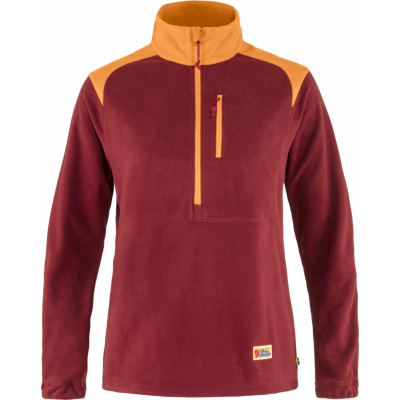 Fjällräven Women's Vardag Lite Fleece Bordeaux Red/Spicy Orange