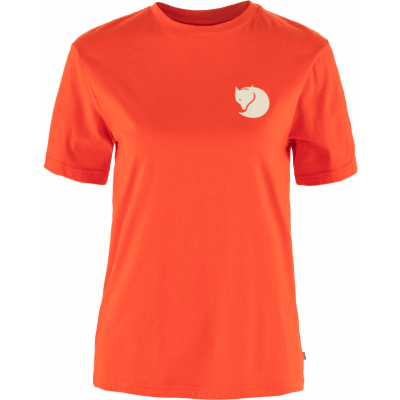 Fjällräven Women's Walk With Nature T-Shirt Flame Orange