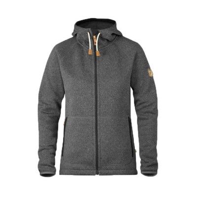 Övik Fleece Hoodie W, Dark Grey, L,  Sweatshirts