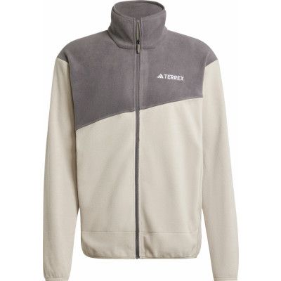 Adidas Men's Terrex Multi Full-Zip Fleece Jacka Wonder Beige/CharCoal
