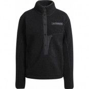 Adidas Women's Terrex Xploric High Pile Fleece Pullover Sweatshirt Black