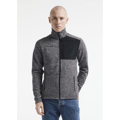 Adv Explore Heavy Fleece Jacke, Black Melange, 2xl,  Tröjor