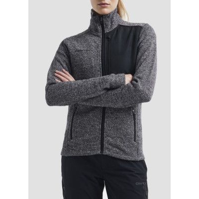 Adv Explore Heavy Fleece Jacke, Black Melange, Xl,  Tröjor