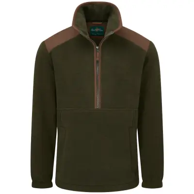 Alan Paine M's Aylsham Half Zip Fleece Green