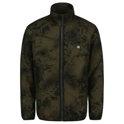 Alaska 1795 M's Buzzard Reversible Windblocker Fleece Jacket Brown Blur/Night Green