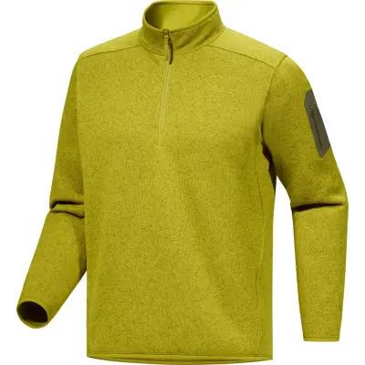 Arc'teryx Men's Covert 1/2 Zip Olive Moss Heather