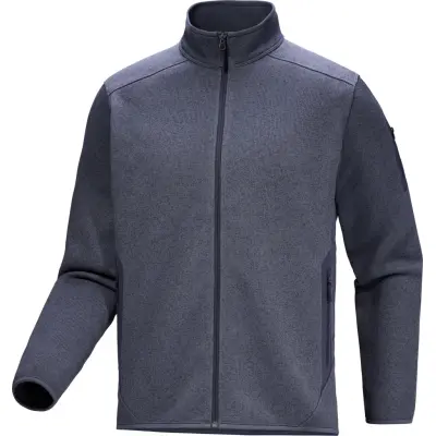 Arc'teryx Men's Covert Cardigan Dark Stratus Heather/Balck Sapphire