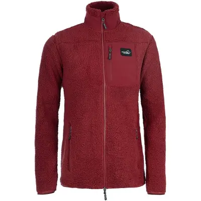 Arrak Outdoor Arrak W's Sherpa Fleece Jacket Dark Red