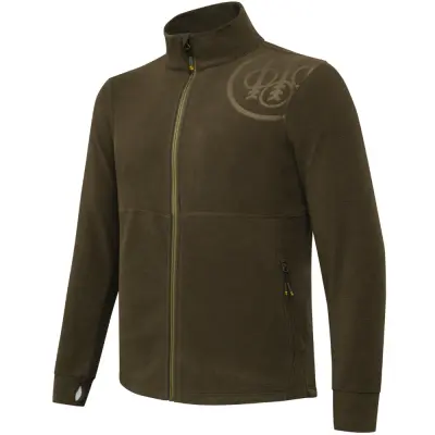 Beretta M's HP Logo Full Zip Green Moss