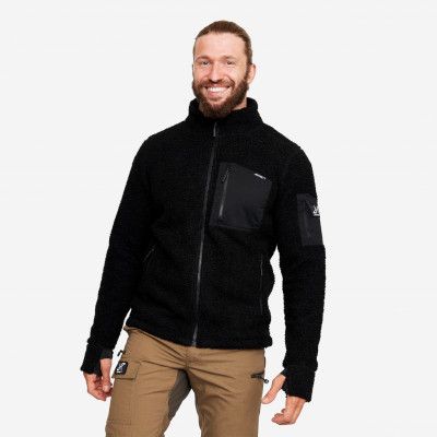 Bigfoot Pile Fleece - Herr - Jetblack, Storlek:XL - Herr>Tröjor>Fleece&Mellanlager