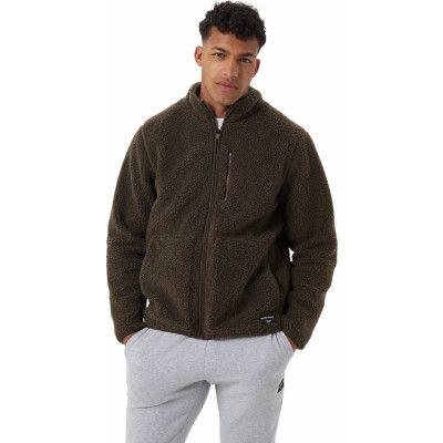 Björn Borg Men's Centre Pile Fleece Jacket Morel