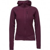 Black Diamond W Coefficient Lt Hybrid Hoody Blackberry