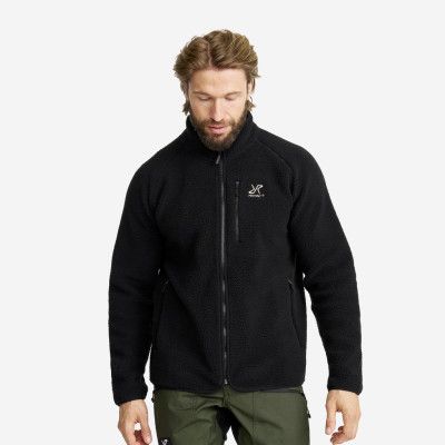 Canyon Full-zip Pile Fleece Herr Black, Storlek:XS