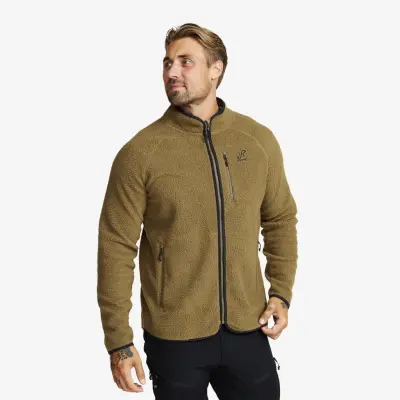 Canyon Full-zip Pile Fleece Herr Kangaroo Brown, Storlek:XS