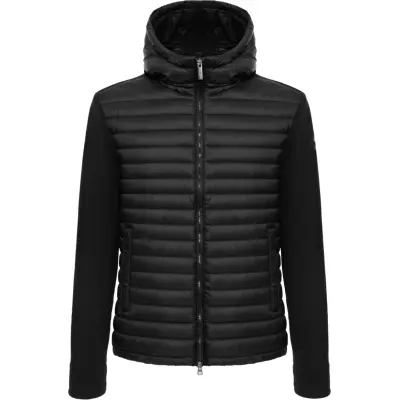 Colmar Men's Hybrid Padded Jacket With Hood Black