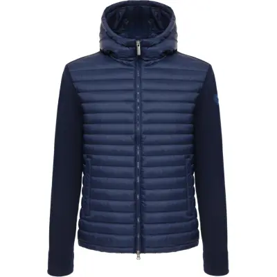 Colmar Men's Hybrid Padded Jacket With Hood Navy Blue