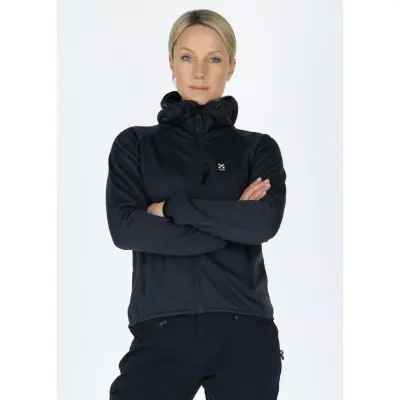 Colorado Stretch Melange Hood W, Dk. Navy Melange, 48,  Tröjor